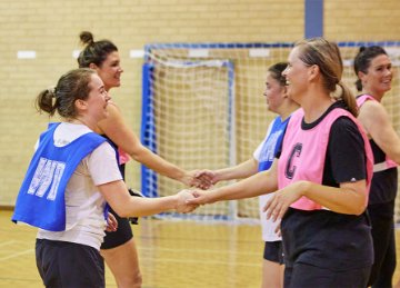 Monday night Walking Netball competition